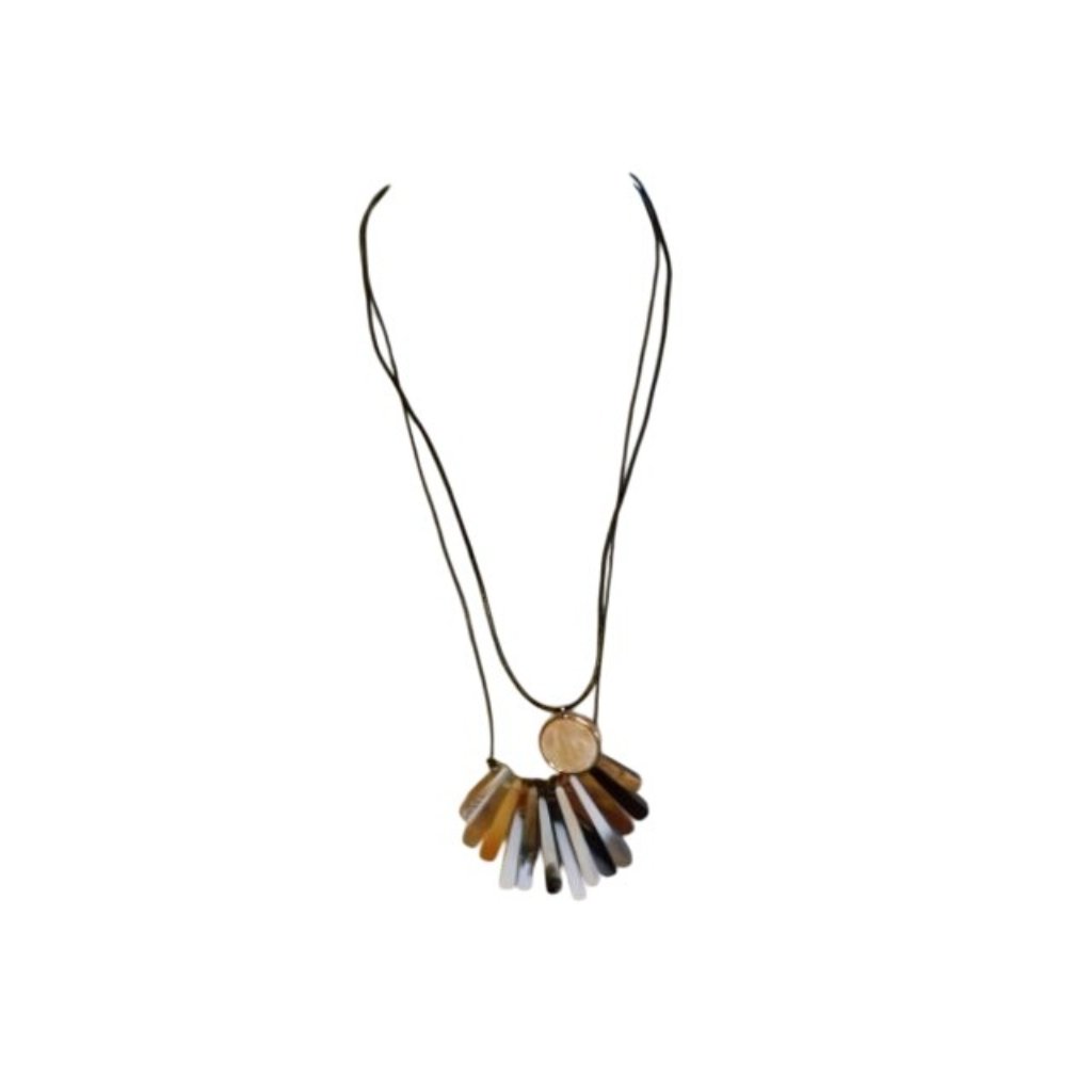 Sweet Lola Long Double Corded Stone Necklace Nwt $99